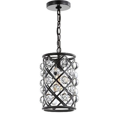 Gabrielle Crystal/metal Led Pendant