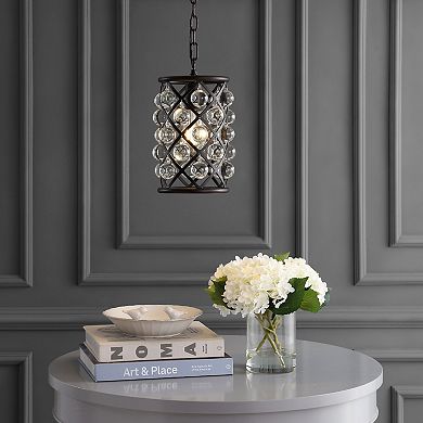 Gabrielle Crystal/metal Led Pendant