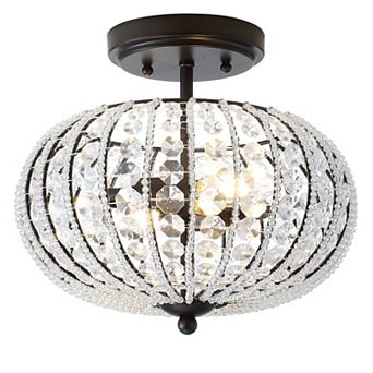 Catalina Metal Acrylic Led Semi Flush Mount