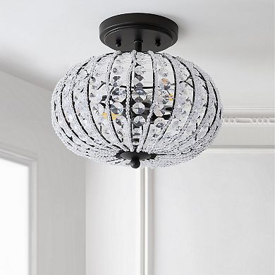 Catalina Metal Acrylic Led Semi Flush Mount