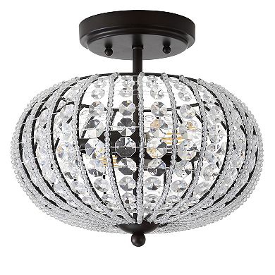 Catalina Metal Acrylic Led Semi Flush Mount
