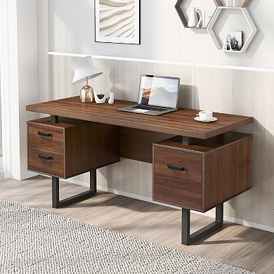 Merax Home Office Computer Desk With Drawers