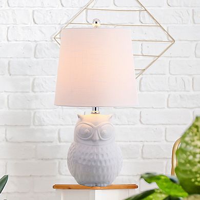 Hoot Ceramic Mini Led Table Lamp