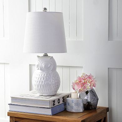 Hoot Ceramic Mini Led Table Lamp