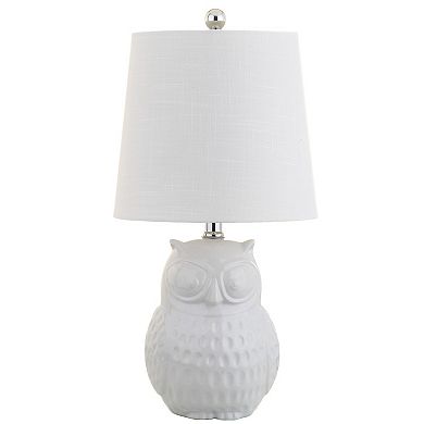 Hoot Ceramic Mini Led Table Lamp