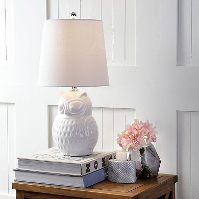 Hoot Ceramic Mini Led Table Lamp