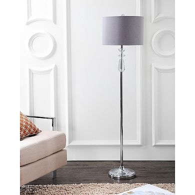 Layla Crystal Metal Led Floor Lamp