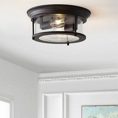 Lauren Metal/glass Led Flush Mount