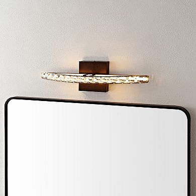 Alyson Bohemian Industrial Iron/acrylic Integrated Led Vanity Light