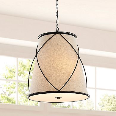 Milo Rustic Farmhouse Iron Led Pendant
