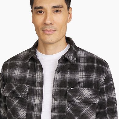 Men's Quiksilver Micro Fleece Long Sleeve Button Down Shirt