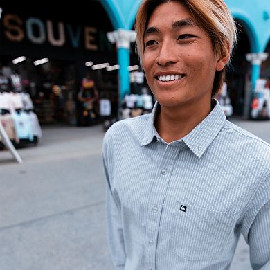 Men's Quiksilver Long Sleeve Button Down Shirt