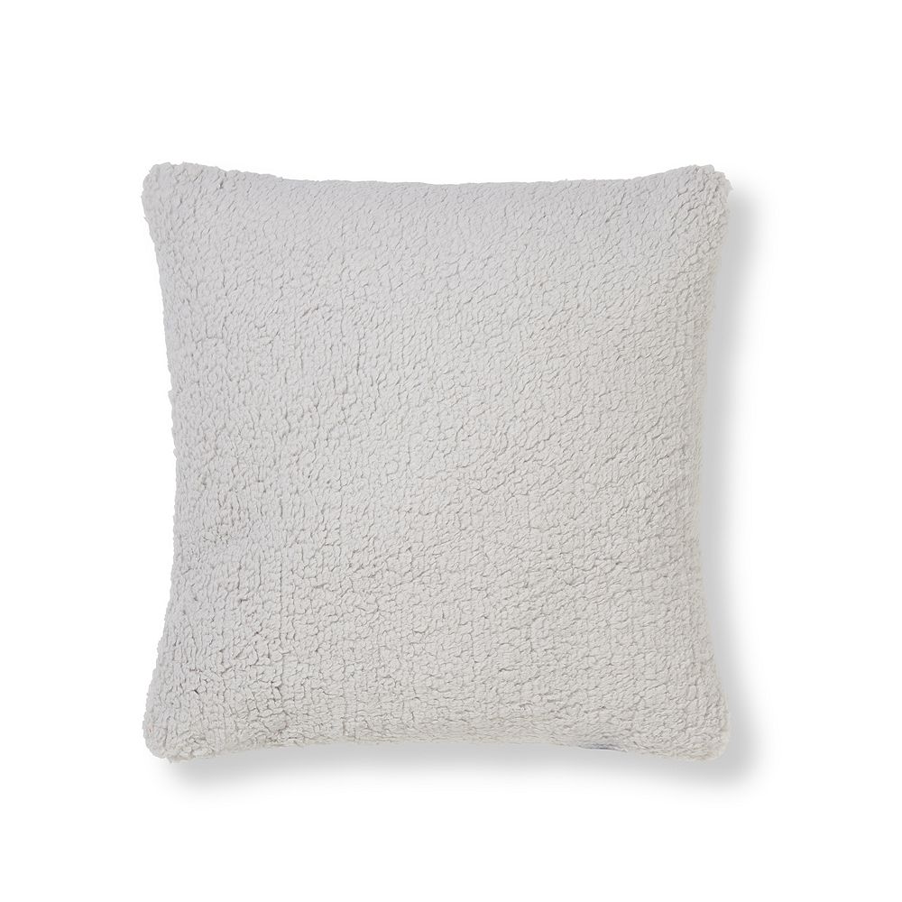 The Big One® Grey Sherpa Throw Pillow
