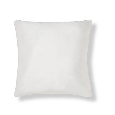 The Big One® Ivory Faux Fur Check Texture Throw Pillow image.