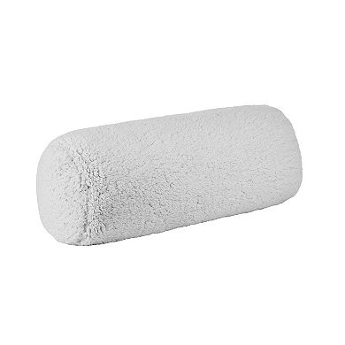 The Big One® Gray Sherpa Bolster Throw Pillow