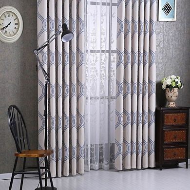 Dolce Mela Window Semi-Blackout Curtain / Drape Panel