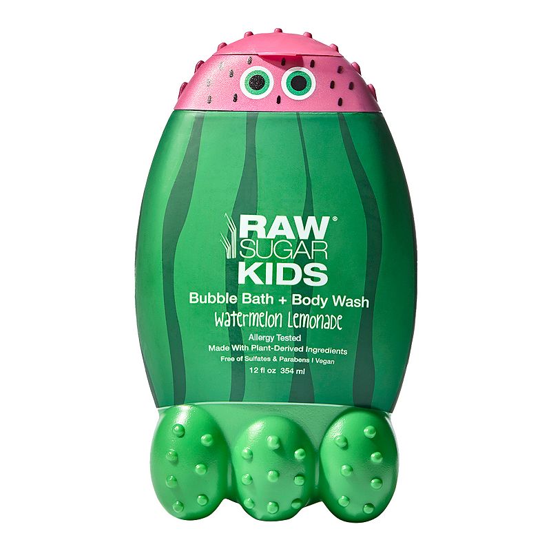 Raw Sugar Kids Bubble Bath + Body Wash - Watermelon Lemonade  12 fl oz