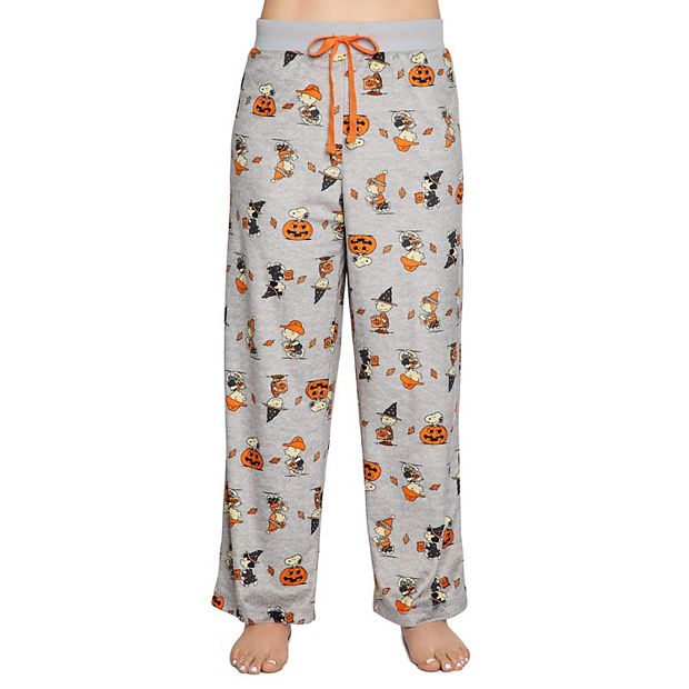 Peanuts Plus Size Halloween Sueded Fleece Pajama Pants