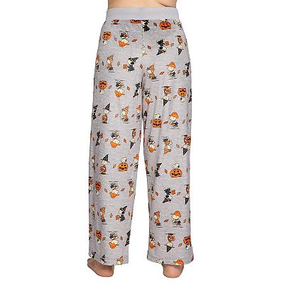 Peanuts Plus Size Halloween Sueded Fleece Pajama Pants