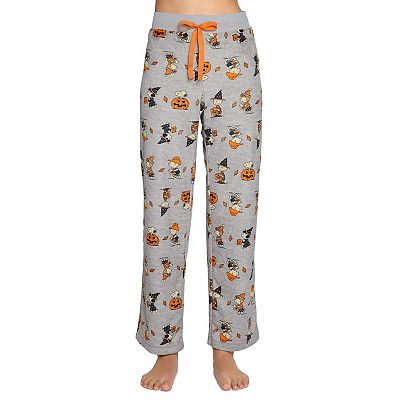 Peanuts Women s Halloween Sueded Fleece Pajama Pants