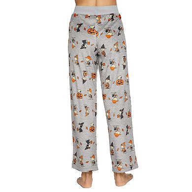 Peanuts Women's Halloween Sueded Fleece Pajama Pants