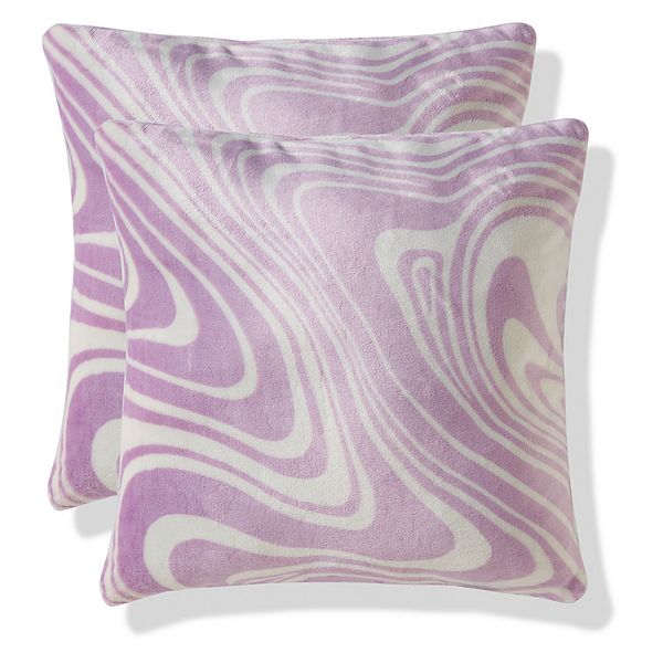 Set of Two Squishy Pillows: Purple Tinkerbell and purchases Pink Wavy Design