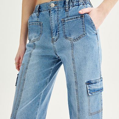 Juniors' Almost Famous Skater Jeans