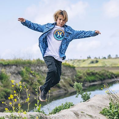 Boys 8-20 Hurley Patterned Polar Fleece Shacket