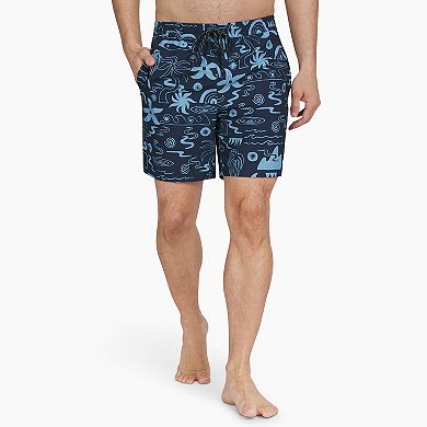 Men's Quiksilver 6.5" Beachside Print Volley Swim Shorts