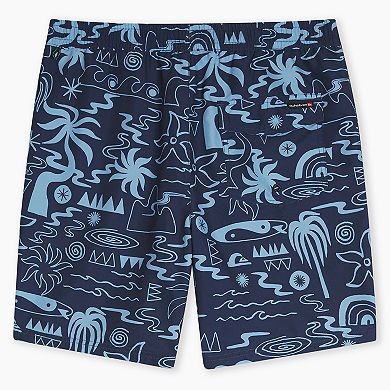 Men's Quiksilver 6.5" Beachside Print Volley Swim Shorts