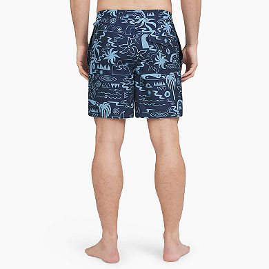 Men's Quiksilver 6.5" Beachside Print Volley Swim Shorts