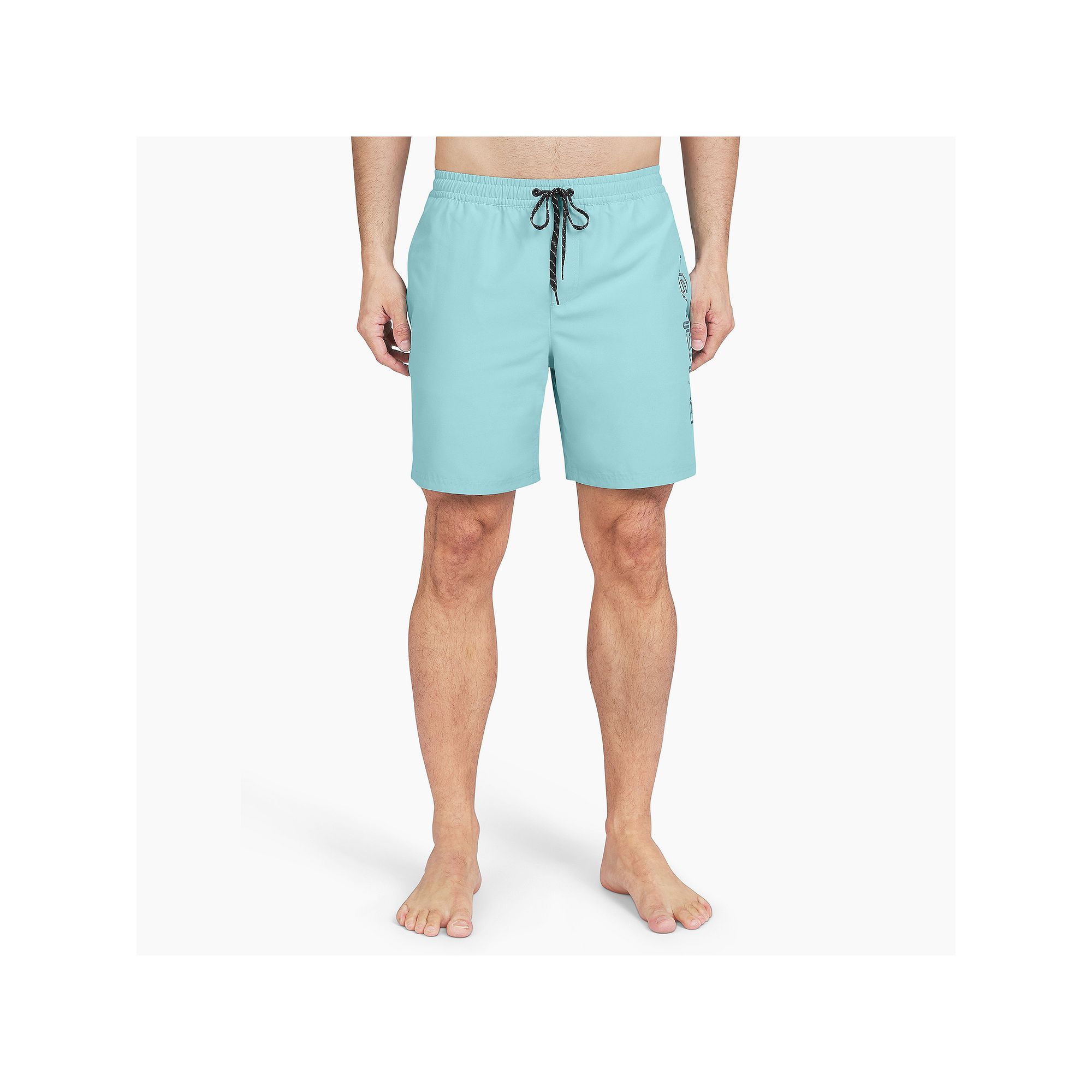 Mens Quiksilver 6.5 Behind the Waves Swim Trunks, Size: XS, Marine Blue