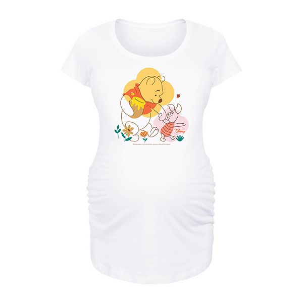 Disney's Winnie the Pooh Piglet & Pooh Maternity Graphic Tee