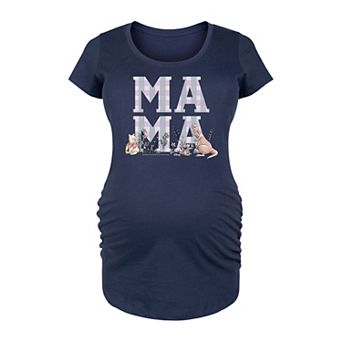 Disney's Winnie the Pooh Maternity Mama Grid Graphic Tee