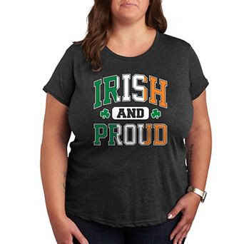 Plus Irish And Proud Graphic Tee