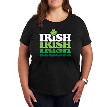 Plus Irish Retro Repeat Graphic Tee