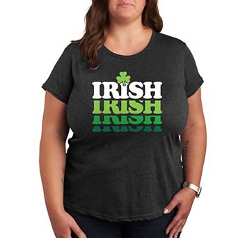 Plus Irish Retro Repeat Graphic Tee