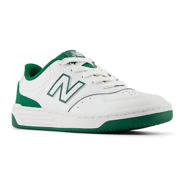 New Balance Kids PSB80 White Green PSB80GRN 3 M