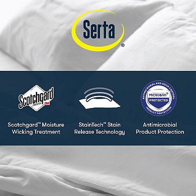 Serta® 2-inch Memory Flex Down Alternative Mattress Topper