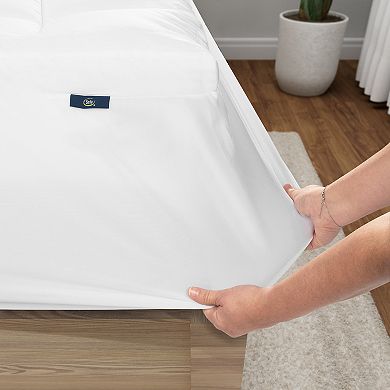 Serta® 2-inch Memory Flex Down Alternative Mattress Topper