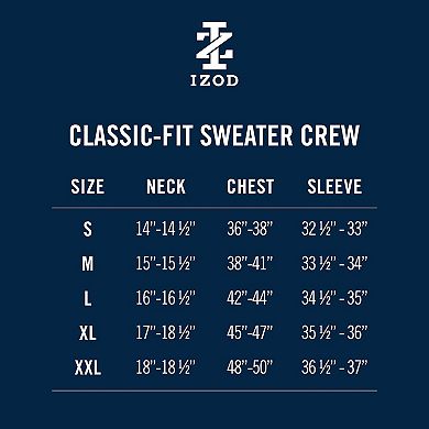 Men's IZOD Classic Crewneck Sweater