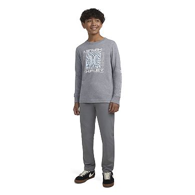 Boys 8-20 Hurley Checkered Box Long Sleeve T-shirt