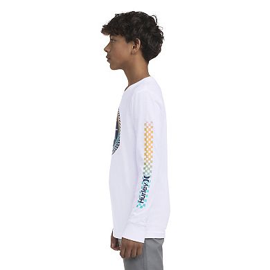 Boys 8-20 Hurley Race Tracks Icon Long Sleeve T-shirt