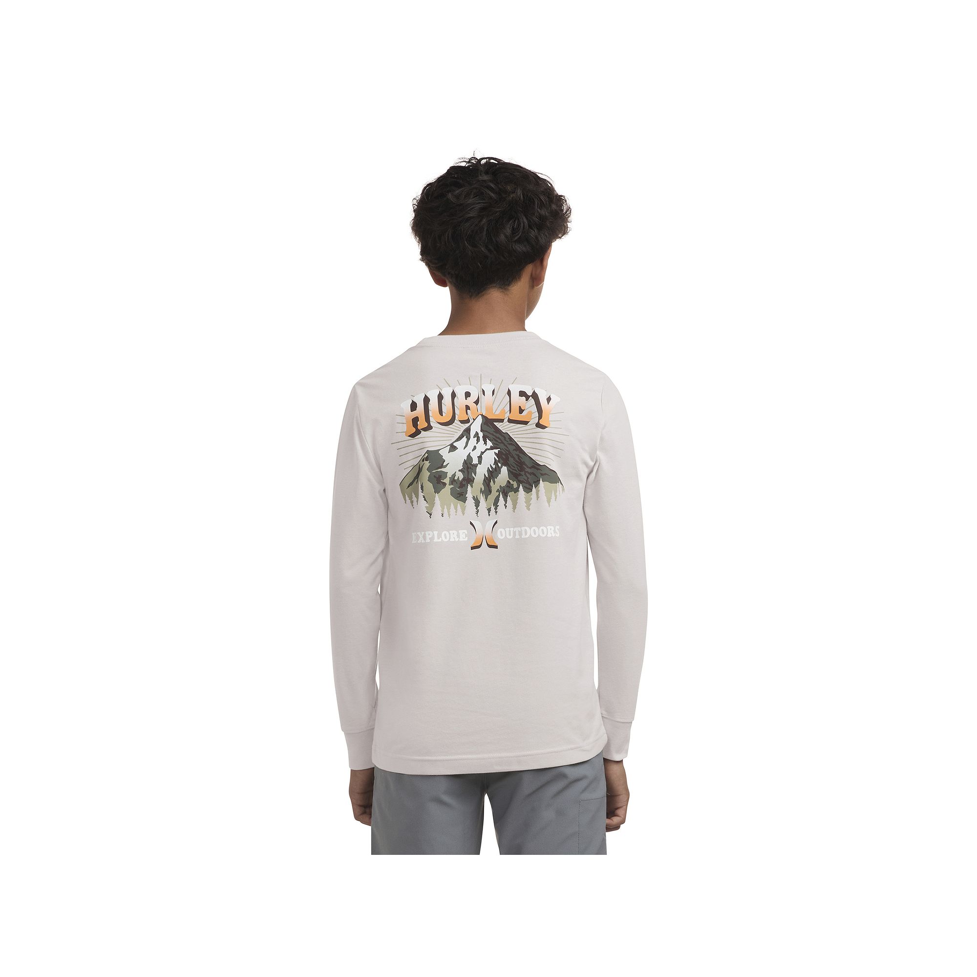 Boys 8-20 Hurley Peaks Long Sleeve T-shirt, Boys, Size: Medium