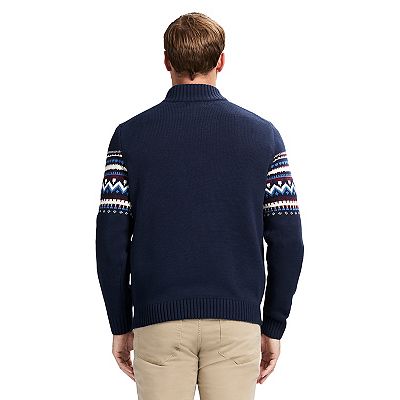 Men's IZOD Holiday Fair Isle Quarter-Zip Top