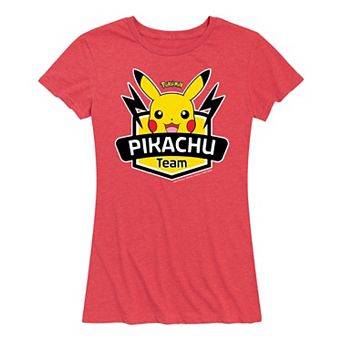 Women's Pokemon Team Pikachu Graphic Tee
