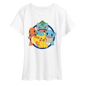 Women's Pokemon Round Group Graphic Tee