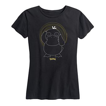Women's Pokemon Psyduck Spiral Graphic Tee