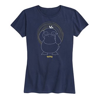 Women's Pokemon Psyduck Spiral Graphic Tee