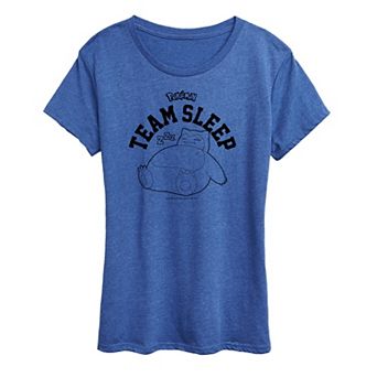 Women's Pokemon Snorlax Team Sleep Graphic Tee